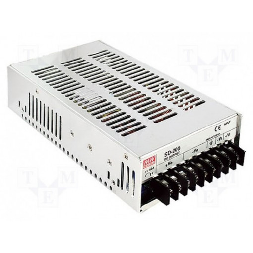 SD-200B-48; Converter: DC/DC; 201.6W; Uin: 19÷36V; Uout: 48VDC; Iout: 4.2A; 1100g; MEAN WELL