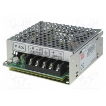 SD-25A-24; Converter: DC/DC; 26.4W; Uin: 9.2÷18V; Uout: 24VDC; Iout: 1.1A; 380g; MEAN WELL
