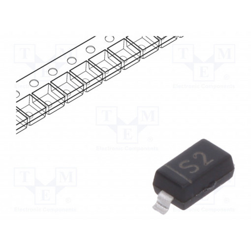 SD101BW; Diode: Schottky switching; SMD; 50V; 15mA; 1ns; SOD123F; 400mW; DIOTEC SEMICONDUCTOR