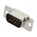 SDEB-9P(55); D-Sub; PIN: 9; socket; male; THT; Series: SD; Plating: gold-plated; HIROSE SDEB-9P(55); D-Sub; PIN: 9; socket; male; THT; Series: SD; Plating: gold-plated; HIROSE
