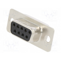 SDEB-9S(55); D-Sub; PIN: 9; socket; female; THT; Series: SD; Plating: gold-plated; HIROSE