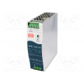 SDR-120-24; Power supply: switched-mode; 120W; 24VDC; 24÷28VDC; 5A; 88÷264VAC; MEAN WELL SDR-120-24; Power supply: switched-mode; 120W; 24VDC; 24÷28VDC; 5A; 88÷264VAC; MEAN WELL