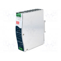 SDR-75-24; Power supply: switched-mode; 76.8W; 24VDC; 24÷28VDC; 3.2A; 510g; MEAN WELL
