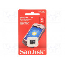 SDSDQM-032G-B35; Memory card; SD HC Micro; 32GB; Class 4; SANDISK SDSDQM-032G-B35; Memory card; SD HC Micro; 32GB; Class 4; SANDISK