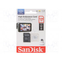 SDSQQNR-128G-GN6IA; Memory card; SD XC Micro; 128GB; Read: 100MB/s; Write: 40MB/s; SANDISK