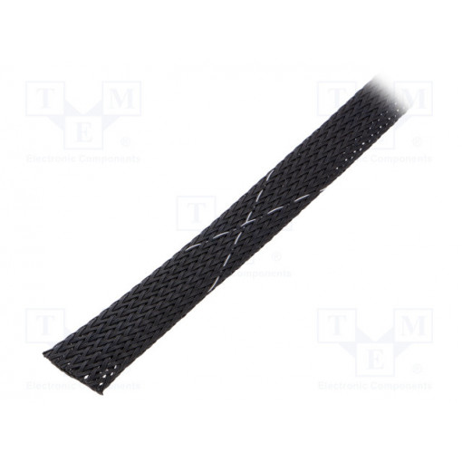 SE50PFR-CR0; Polyester conduit; Braid diameter: 6.4÷19.1,nom.12.7mm; black; PANDUIT