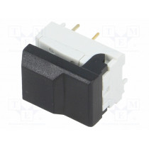 SER BK AU OA; Switch: keypad; Pos: 2; SPDT; 0.01A/24VDC; black; Leads: for PCB; C&K