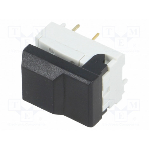 SER BK AU OA; Switch: keypad; Pos: 2; SPDT; 0.01A/24VDC; black; Leads: for PCB; C&K