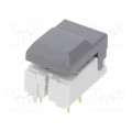 SER GY AU OA; Switch: keypad; Pos: 2; SPDT; 0.01A/24VDC; grey; Leads: for PCB; C&K