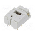 SERU AU OA; Switch: keypad; Pos: 2; SPDT; 0.01A/24VDC; white; Leads: for PCB; C&K