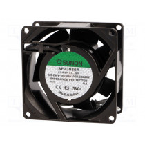 SF23080A2083HSL.GN; Fan: AC; axial; 230VAC; 80x80x38mm; 39(±7%)m3/h; 31dBA; 2300rpm; SUNON