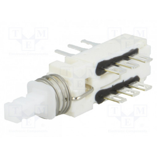 SF 2U EE; Switch: push-button; Pos: 2; DPDT; 0.5A/125VAC; 0.5A/30VDC; ON-ON; C&K