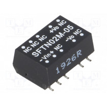 SFTN02M-05; Converter: DC/DC; 2W; Uin: 10.8÷13.2V; 5VDC; Iout: 40÷400mA; SMD; MEAN WELL