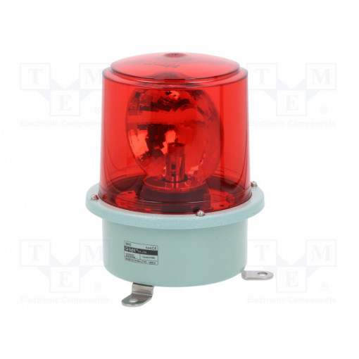 SH2-24-R; Signaller: lighting; rotating light; red; Series: SH2; 24VDC; IP66; QLIGHT