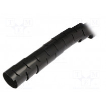 SHR-32-6NB; Spiral wrapping; ØBundle : 32mm; polyamide; black; L: 15m; A: 32mm; RICHCO