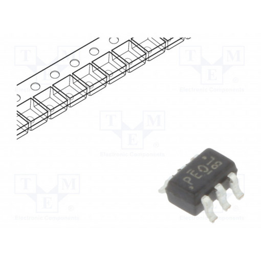 SI1902CDL-T1-GE3; Transistor: N-MOSFET x2; unipolar; 20V; 0.9A; 0.27W; SC70; VISHAY