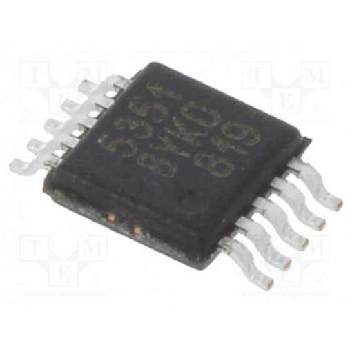 SI5351A-B04771-GT; IC: peripheral circuit; clock signal generator; I2C,PCIe; MSOP10; SILICON LABS SI5351A-B04771-GT; IC: peripheral circuit; clock signal generator; I2C,PCIe; MSOP10; SILICON LABS