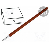 46504; Wire; SiD; solid; Cu; 1mm2; silicone; brown; -60÷180°C; 300/500V; HELUKABEL 46504; Wire; SiD; solid; Cu; 1mm2; silicone; brown; -60÷180°C; 300/500V; HELUKABEL