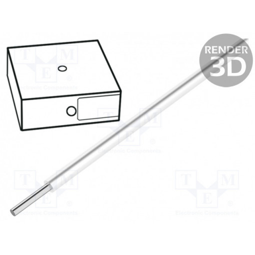 46505; Wire; SiD; solid; Cu; 1mm2; silicone; white; -60÷180°C; 300/500V; HELUKABEL 46505; Wire; SiD; solid; Cu; 1mm2; silicone; white; -60÷180°C; 300/500V; HELUKABEL