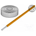 23509; Wire; SiF; stranded; Cu; 1mm2; silicone; orange; -60÷180°C; 500V; HELUKABEL