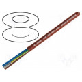 23132; Wire; SiHF; Cu; stranded; 25G0,75mm2; silicone rubber; brown-red; HELUKABEL 23132; Wire; SiHF; Cu; stranded; 25G0,75mm2; silicone rubber; brown-red; HELUKABEL