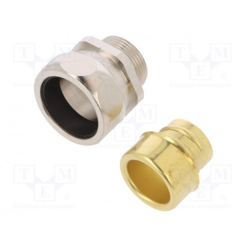 55502625; Straight terminal connector; ØBraid : 27mm; brass; SILVYN® AS-P; LAPP KABEL