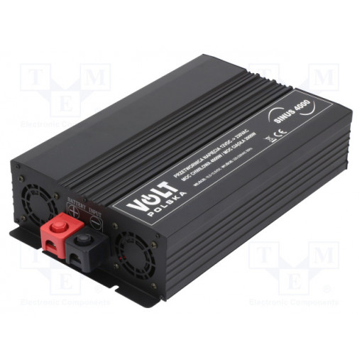 3SIP400012; Converter: automotive dc/ac; 2000W; Uout: 230VAC; Out: mains 230V; VOLT POLSKA 3SIP400012; Converter: automotive dc/ac; 2000W; Uout: 230VAC; Out: mains 230V; VOLT POLSKA