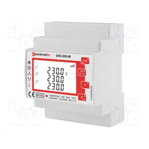385-05552-210; Electric energy meter; digital; for DIN rail mounting; 5A; CROMPTON - TE CONNECTIVITY