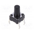 SKHHANA010; Microswitch TACT; SPST; Pos: 2; 0.05A/12VDC; THT; 1N; 6x6x3.5mm; ALPS SKHHANA010; Microswitch TACT; SPST; Pos: 2; 0.05A/12VDC; THT; 1N; 6x6x3.5mm; ALPS