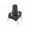 SKHHAPA010; Microswitch TACT; SPST; Pos: 2; 0.05A/12VDC; THT; 1.6N; 6x6x3.5mm; ALPS SKHHAPA010; Microswitch TACT; SPST; Pos: 2; 0.05A/12VDC; THT; 1.6N; 6x6x3.5mm; ALPS