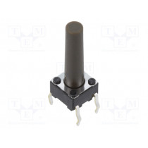 SKHHDJA010; Microswitch TACT; SPST; Pos: 2; 0.05A/12VDC; THT; 1.6N; 6x6x3.5mm; ALPS