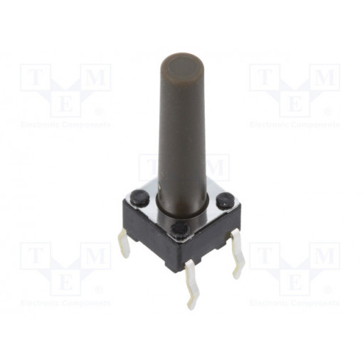 SKHHDJA010; Microswitch TACT; SPST; Pos: 2; 0.05A/12VDC; THT; 1.6N; 6x6x3.5mm; ALPS