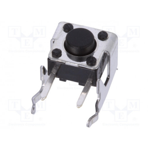 SKHHLMA010; Microswitch TACT; SPST; Pos: 2; 0.05A/12VDC; THT; 1N; 6x6x3.5mm; ALPS