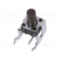 SKHHLRA010; Microswitch TACT; SPST; Pos: 2; 0.05A/12VDC; THT; 1.6N; 6x6x3.5mm; ALPS SKHHLRA010; Microswitch TACT; SPST; Pos: 2; 0.05A/12VDC; THT; 1.6N; 6x6x3.5mm; ALPS