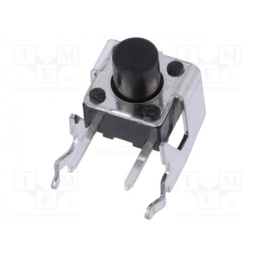 SKHHLUA010; Microswitch TACT; SPST; Pos: 2; 0.05A/12VDC; THT; 1N; 6x6x3.5mm; ALPS