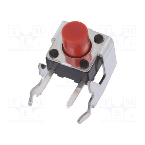 SKHHLWA010; Microswitch TACT; SPST; Pos: 2; 0.05A/12VDC; THT; 2.6N; 6x6x3.5mm; ALPS