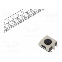SKHMQKE010; Microswitch TACT; SPST; Pos: 2; 0.05A/12VDC; SMT; 1N; 6.5x6.2x2.6mm; ALPS
