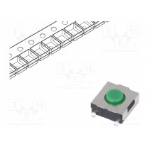 SKHMQLE010; Microswitch TACT; SPST; Pos: 2; 0.05A/12VDC; SMT; 1.6N; 3.1mm; round; ALPS