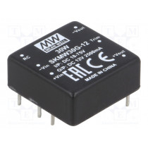 SKMW30G-12; Converter: DC/DC; 30W; Uin: 18÷75V; 12VDC; Iout: 0÷2500mA; 1
