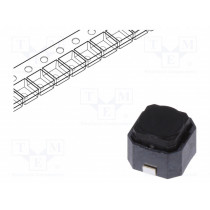 SKPMAME010; Microswitch TACT; SPST; Pos: 2; 0.05A/16VDC; SMT; 1.6N; 6x5.9x5mm; ALPS