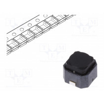 SKPMAPE010; Microswitch TACT; SPST; Pos: 2; 0.05A/16VDC; SMT; 2.45N; 6x5.9x5mm; ALPS