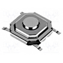 SKQGABE010; Microswitch TACT; SPST-NO; Pos: 2; 0.05A/12VDC; SMT; none; 1.57N; ALPS