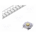SKQGAKE010; Microswitch TACT; SPST; Pos: 2; 0.05A/12VDC; SMT; 3.4N; 1.5mm; round; ALPS