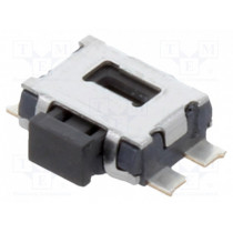 SKSCLDE010; Microswitch TACT; SPST; Pos: 2; 0.05A/12VDC; SMT; 1.6N; 1.75mm; ALPS