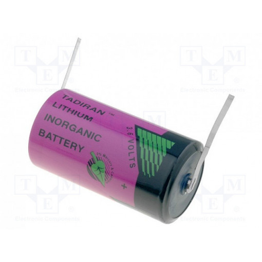 SL-2770/T; Battery: lithium (LTC); 3.6V; C; soldering lugs; Ø26.2x50mm; TADIRAN