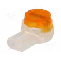 UY2-BOX 1024006; Quick splice; Scotchlok; IDC; 19AWG÷26AWG; yellow; 0.4÷0.9mm; 3M UY2-BOX 1024006; Quick splice; Scotchlok; IDC; 19AWG÷26AWG; yellow; 0.4÷0.9mm; 3M