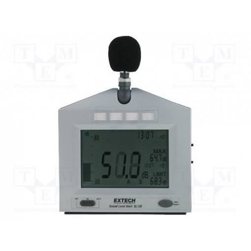 SL130G20; Meter: sound level; LCD,bargraph; Sound level meas: 30÷130dB; EXTECH