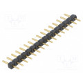 SL 7 16 G; Pin header; pin strips; male; PIN: 16; straight; 2.54mm; THT; 1x16; FISCHER ELEKTRONIK