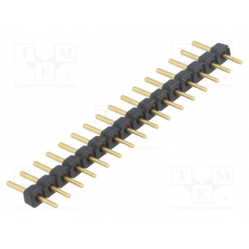 SL 7 16 G; Pin header; pin strips; male; PIN: 16; straight; 2.54mm; THT; 1x16; FISCHER ELEKTRONIK