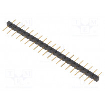 SL 8 20 G; Pin header; pin strips; male; PIN: 20; straight; 2.54mm; THT; 1x20; FISCHER ELEKTRONIK